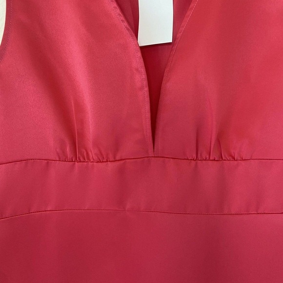 Hot Pink Sleeveles V-Neck Gown XXL NWT - Picture 4 of 9